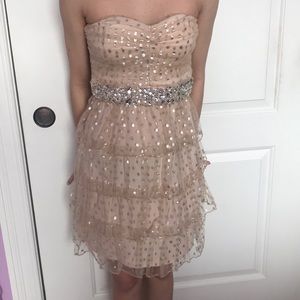 Homecoming Champagne color Dress